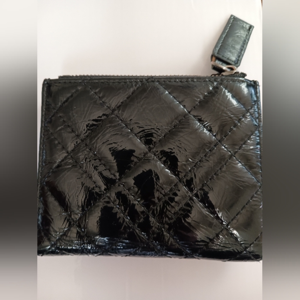 Kurt Geiger Black Quilted Wallet